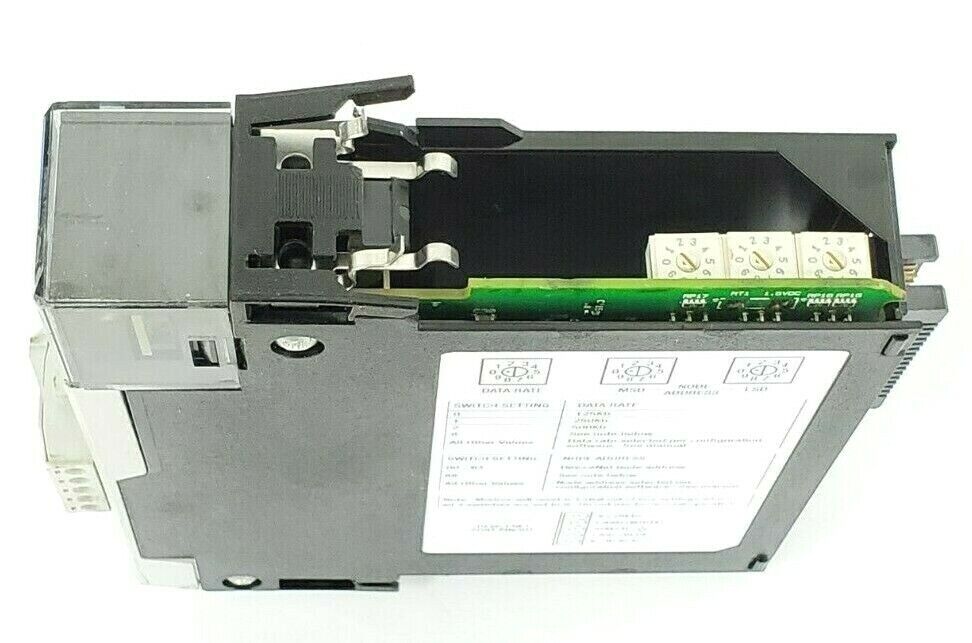 ALLEN BRADLEY 1756-DNB DEVICENET BRIDGE/SCANNER MODULE SER. E, FW 12.005