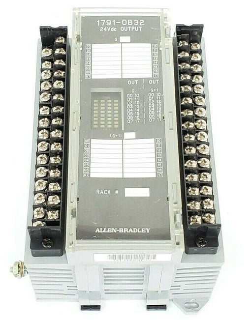 ALLEN BRADLEY 1791-0B32 I/O BLOCK 24VDC SER. B, P/N: 96333472 REV. C01