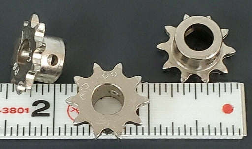 LOT OF 3 GENERIC GROHMANN CEMCO 10-P.6 SPOCKETS, 10 TOOTH, 032A015, 32A015, 10P6