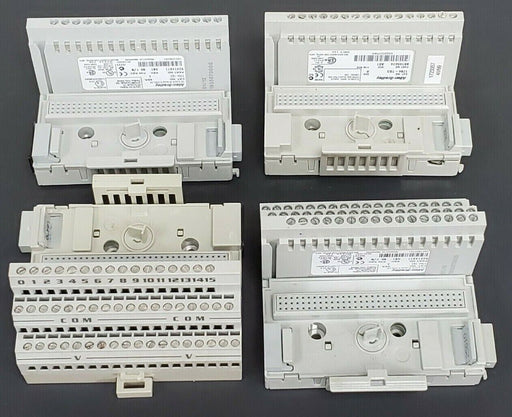 LOT OF 4 ALLEN BRADLEY 1794-TB3 TERMINAL BASES 1794TB3 SER. A REV. A01