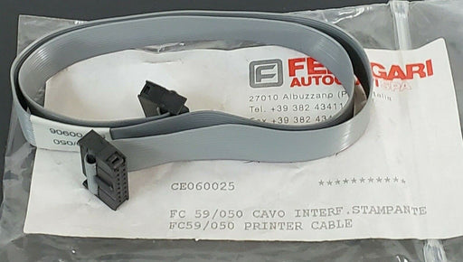 NEW FEDEGARI AUTOCLAVI SPA CE060025 PRINTER CABLE FC59/050, SB80763