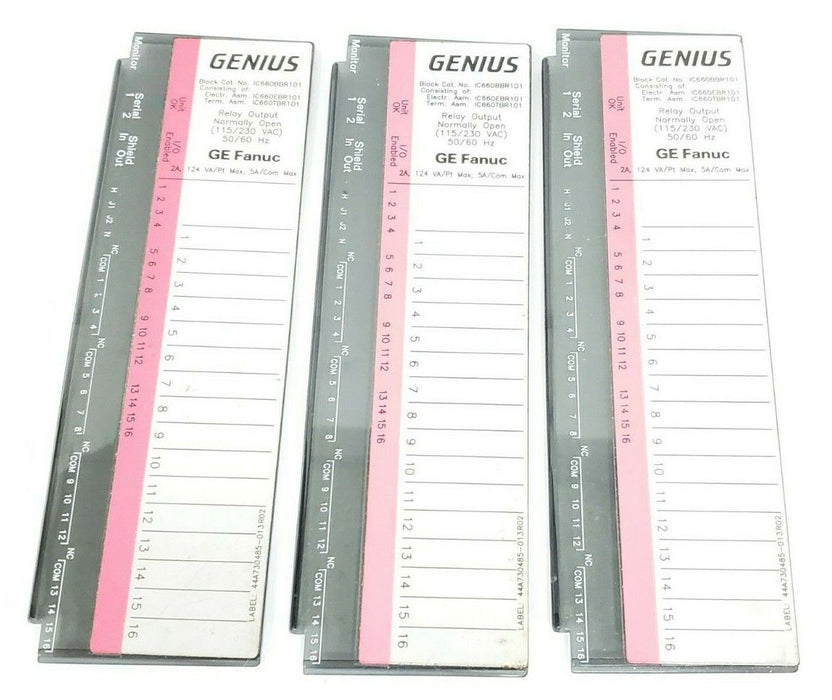 LOT OF 3 NEW GE FANUC 44B716274-001R01 DOORS/COVERS 44B716274001R01