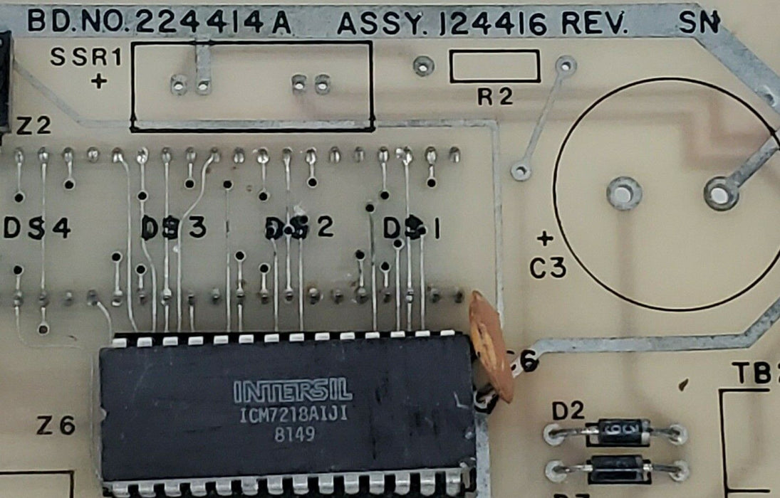 GENERIC DRILL NO. 124415 BOARD BD. NO. 224414A ASSY. 124416