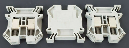 LOT OF 3 NEW ALLEN BRADLEY 1492-W16 TERMINAL BLOCK 16MM 800V GRAY, 1492W16