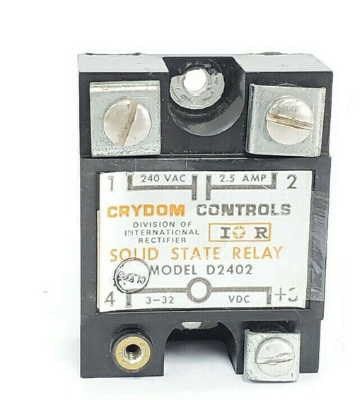 CRYDOM D2402 SOLID STATE RELAY 240 VAC 2.5 AMPS