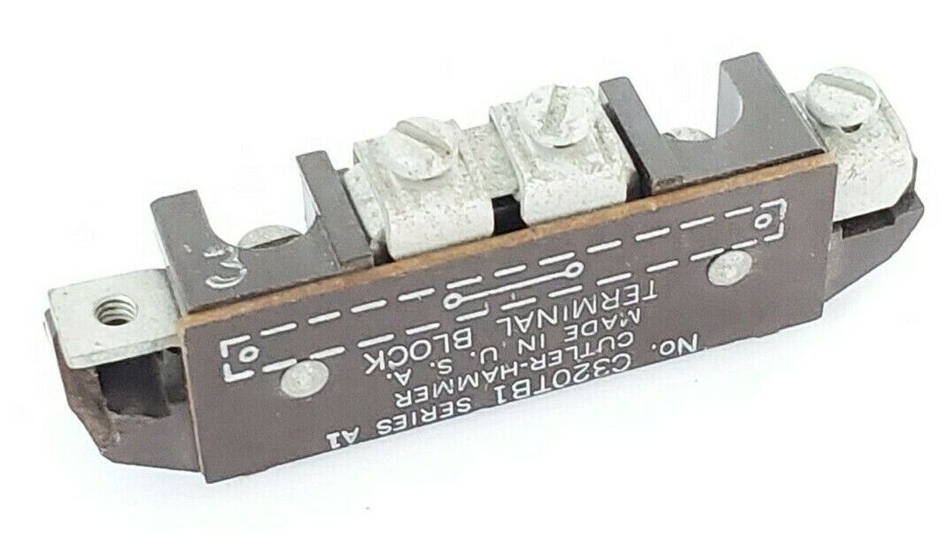 EATON CUTLER HAMMER C320TB1 TERMINAL BLOCK 2-CIRCUIT SER. A1