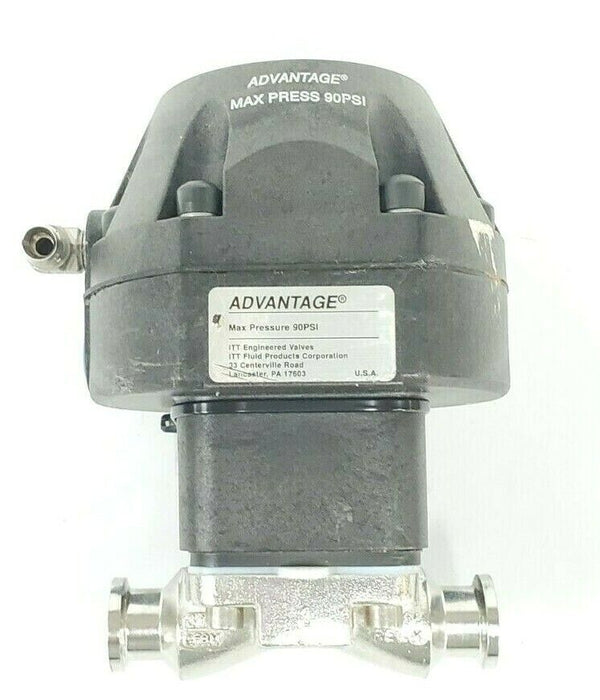ITT .75-N-PN-36-A108 ADVANTAGE ACTUATOR 3/4" 90PSI W/ 1786 3/8" DIAPHRAGM VALVE