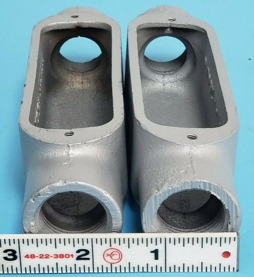 LOT OF 2 NIB APPLETON C75-M CONDUIT BODIES / UNILETS 3/4" TYPE C FORM 35 C75M