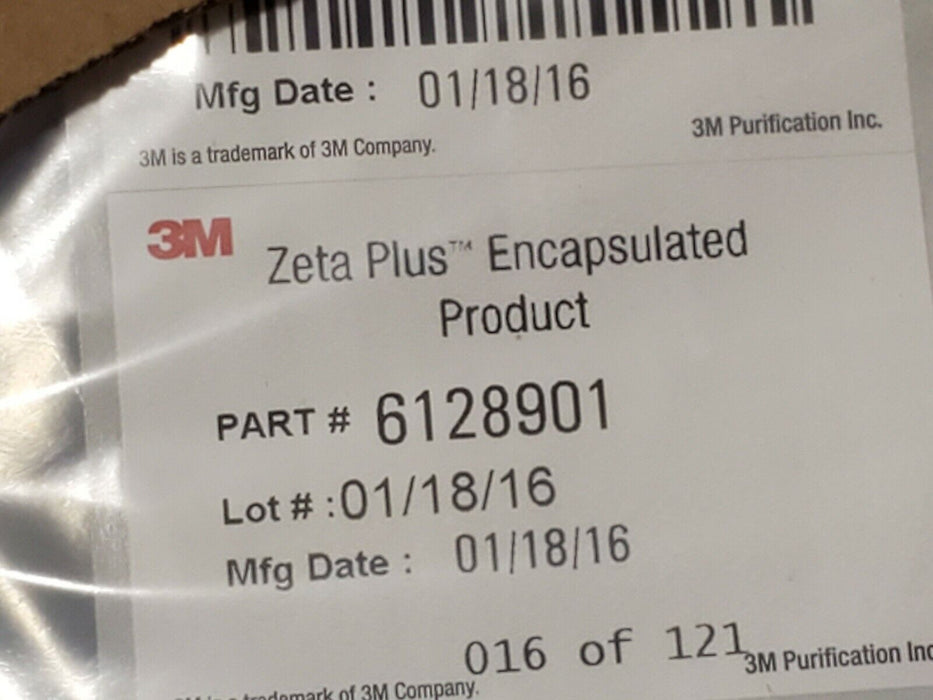 NIB 3M PURIFICATION 6128901 ZETA PLUS CAPSULE SYSTEM MANIFOLD SET 70020256221