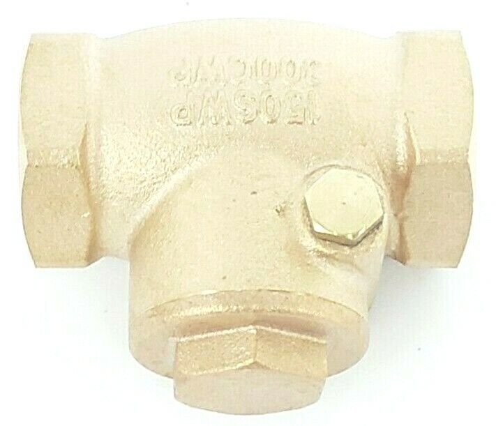 NEW GENERIC 10F303 BRONZE 1'' NPT BRONZE SWING CHECK VALVE 150SWP 300CWP