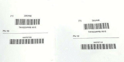 LOT OF 20 NEW THOGUS TA1023/PPB-10-G ADDAPTORS 3XVK8