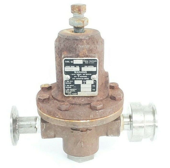 FISHER CONTROLS 95H-105S PRESSURE REGULATOR 95H105S SPRING RANGE: 25-75