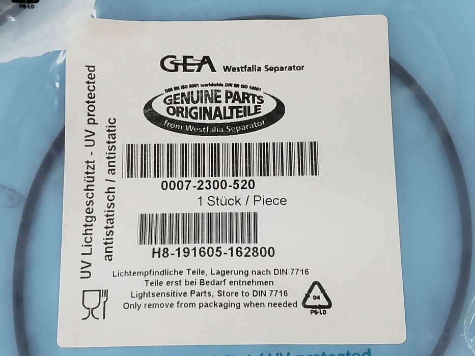 LOT OF 3 NEW GEA 0007-2300-520 O-RINGS H8-191605-162800