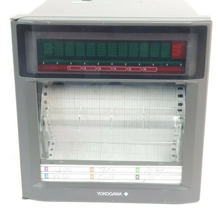 YOKOGAWA 436006/A1 CHART RECORDER 436006 W/ MOUNT. HARDWARE