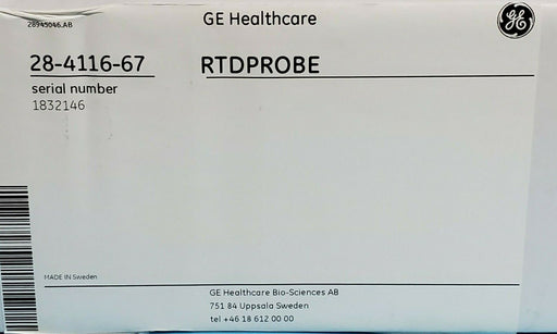 NIB GE HEALTHCARE 28-4116-67 RTD PROBE 28945046.AB 28411667