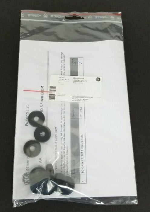 NEW GE HEALTHCARE 28-9667-37 GASKET KIT TC25 ID 6.5mm EPDM 28966737