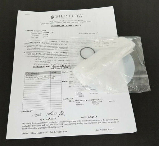 NEW VALCOR 96-100-KIT-.758 REGULATOR REPAIR KIT 1'' IN. RPR KIT 96 1''FR/4-24-01
