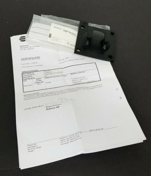 NEW AMERSHAM BIOSCIENCES 44-5507-42 DIAPHRAGM RV70 EPDM TO: 168266