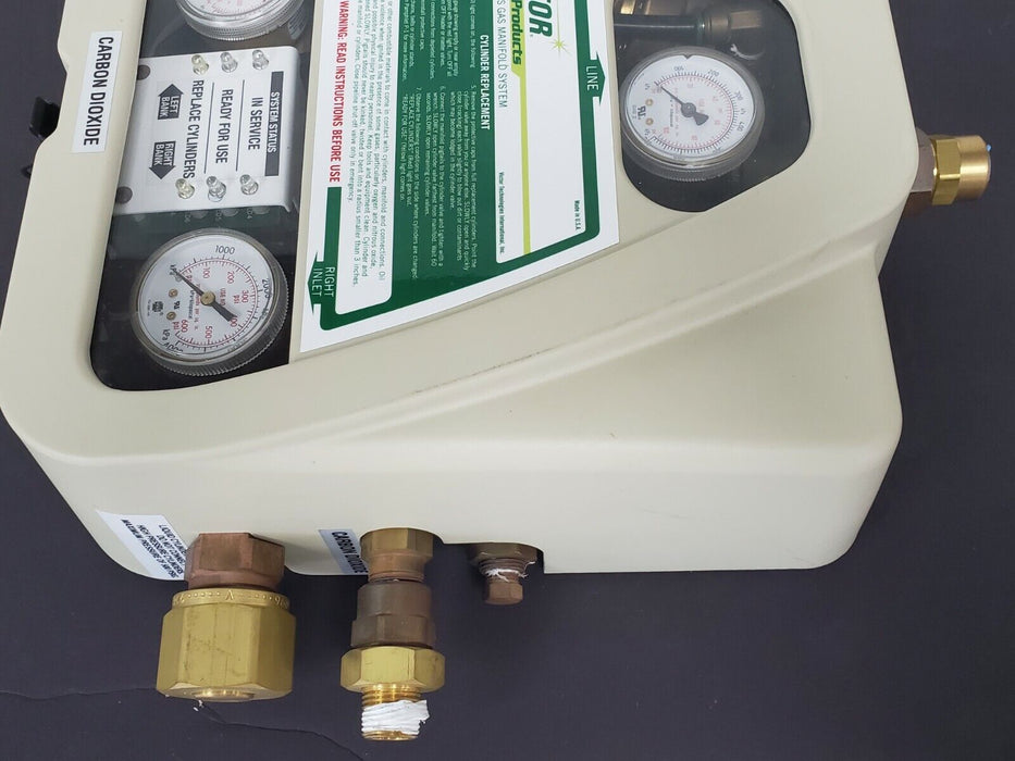 VICTOR MEDICAL PRODUCTS VM1100 NITROGEN OXIDE / CARBON DIOXIDE GAS MANIFOLD