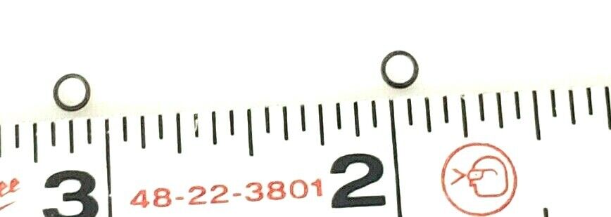 BAG OF 2 NEW GE HEALTHCARE 28-9675-88 O-RINGS 2.5x0.5 FPM/FKM 28967588