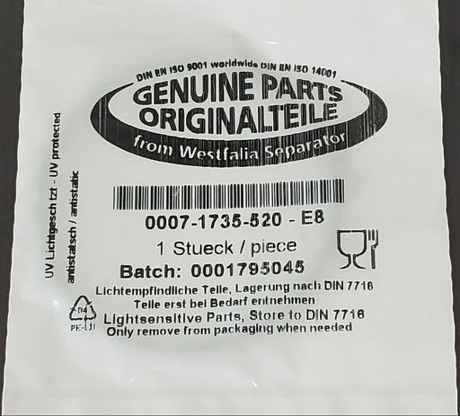 NEW GEA WESTFALIA SEPARATOR 0007-1735-520-E8 O-RING 00071735520E8