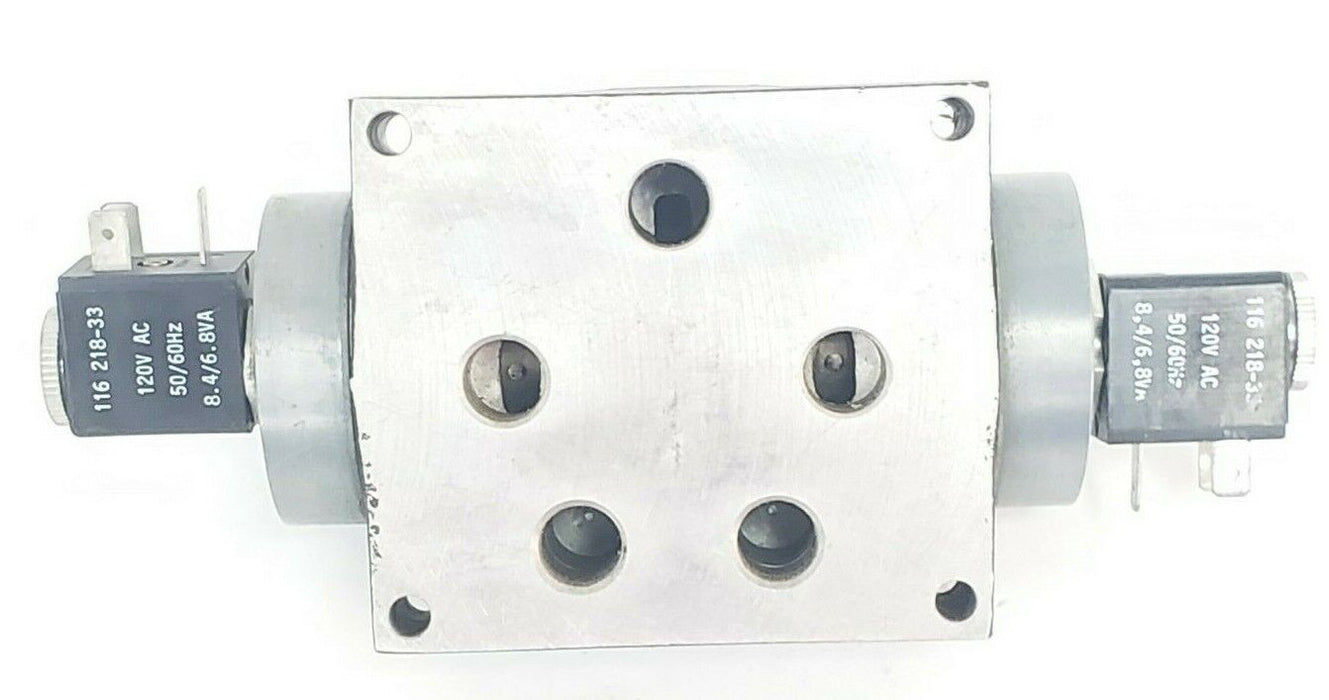 ARO FLUID POWER K334SD 120A VALVE K334SD-120A W/ 116 218-33 120V COIL