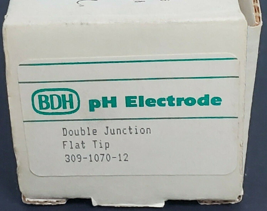 NIB MILLIPORE / BDH 309-1070-12 DOUBLE JUNCTION FLAT TIP PH PROBE 22801-WA 0-14