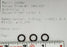 LOT OF 3 NEW BAUMANN 24080 O-RINGS (-11) 0.301=ID W=0.070''