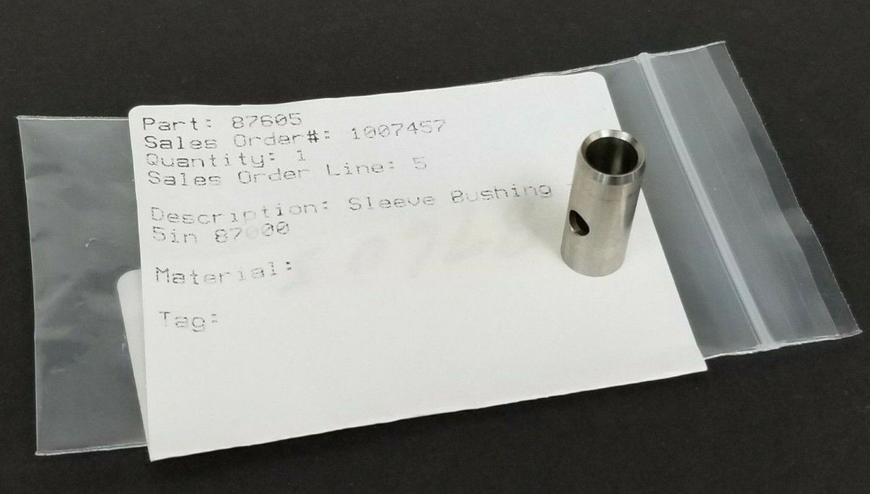 NEW BAUMANN 87605 BUSHING SLEEVE 5in 87000