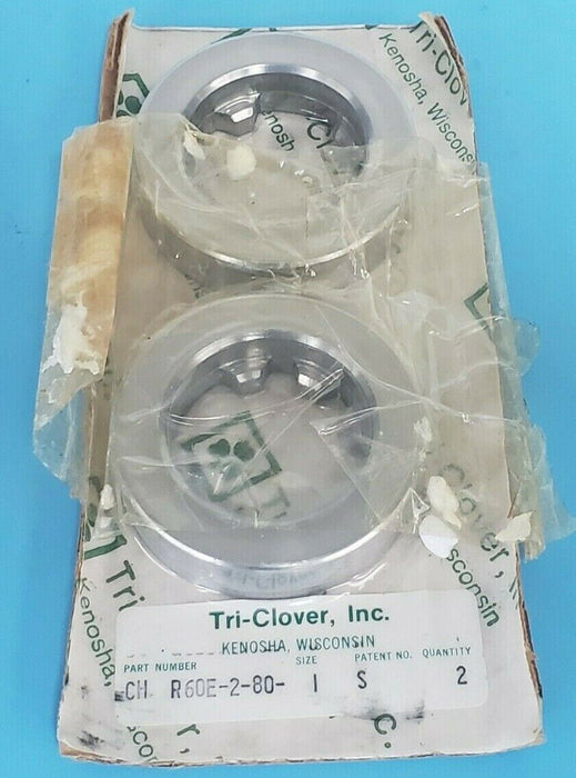 LOT OF 2 NEW TRI-CLOVER CH R60E-2-80-1 SS WEAR RINGS
