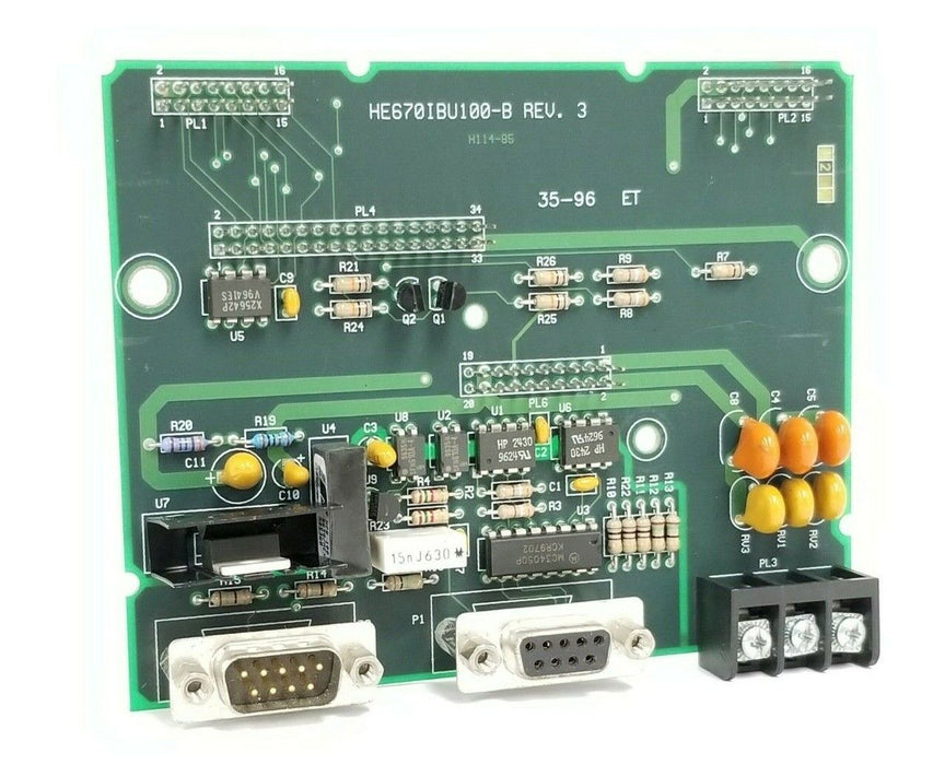 HORNER ELECTRIC HE670IBU100-B REV. 3 CONTROL BOARD H114-85 HE670IBU100B