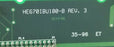 HORNER ELECTRIC HE670IBU100-B REV. 3 CONTROL BOARD H114-85 HE670IBU100B
