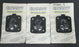 LOT OF 3 DIAPHRAGM DIRECT DD15-SE7 DIAPHRAGMS SIZE: 1-1/2'' / DN 40 MAT: EPDM