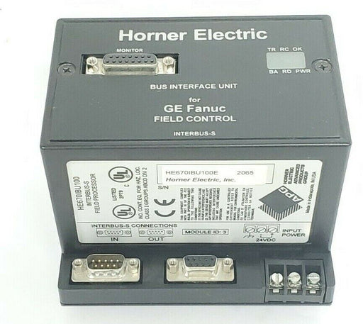 HORNER ELECTRIC HE670IBU100E INTERBUS-S FIELD PROCESSOR HE670IBU100
