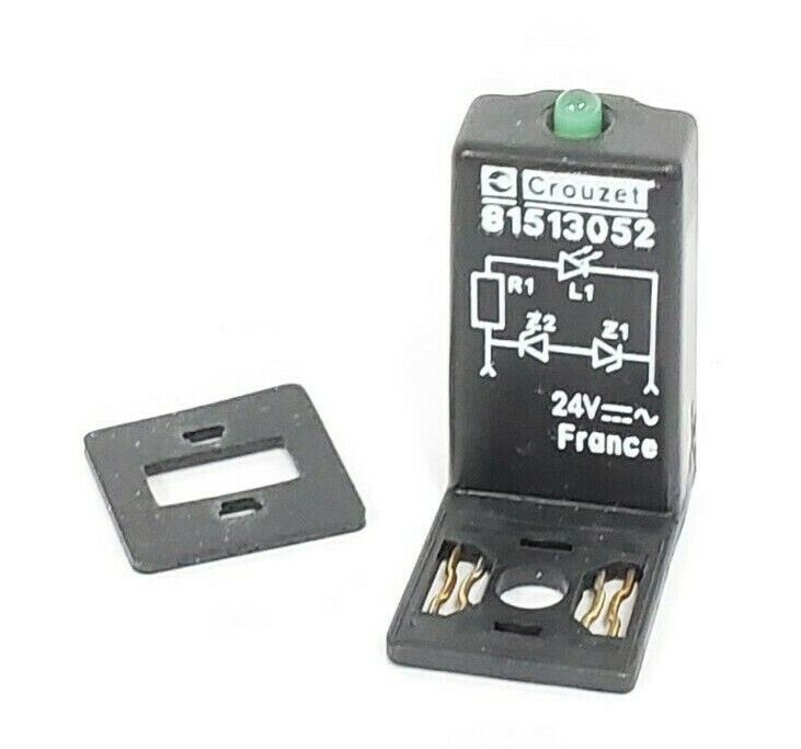 NEW CROUZET 81513052 LED INDICATOR FOR SOLENOID VALVES 24 VAC/DC