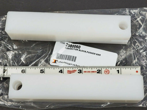 LOT OF 2 NEW INTELLIGRATED 2980060 CONNECTOR BLOCKS, PUSH BARS