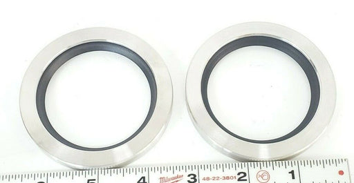 LOT OF 2 NEW GENERIC IDENT-NO. 052061 MATERIAL: 1.4401/PTFE SHAFT SEALING RINGS