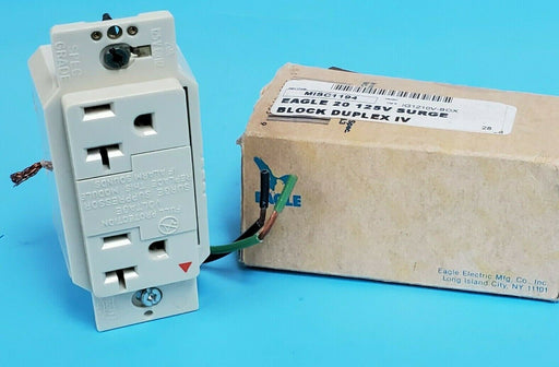 NIB EAGLE IG1210V-BOX RECEPTACLE 20AMP 125V 60HZ