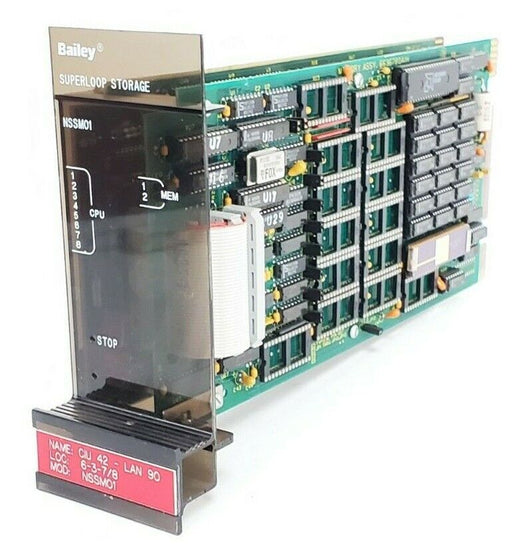 BAILEY CONTROLS NSSM01 MODULE SUPER LOOP STORAGE 5-15VDC 27.4VA