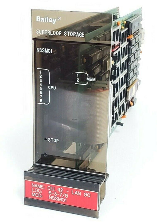 BAILEY CONTROLS NSSM01 MODULE SUPER LOOP STORAGE 5-15VDC 27.4VA