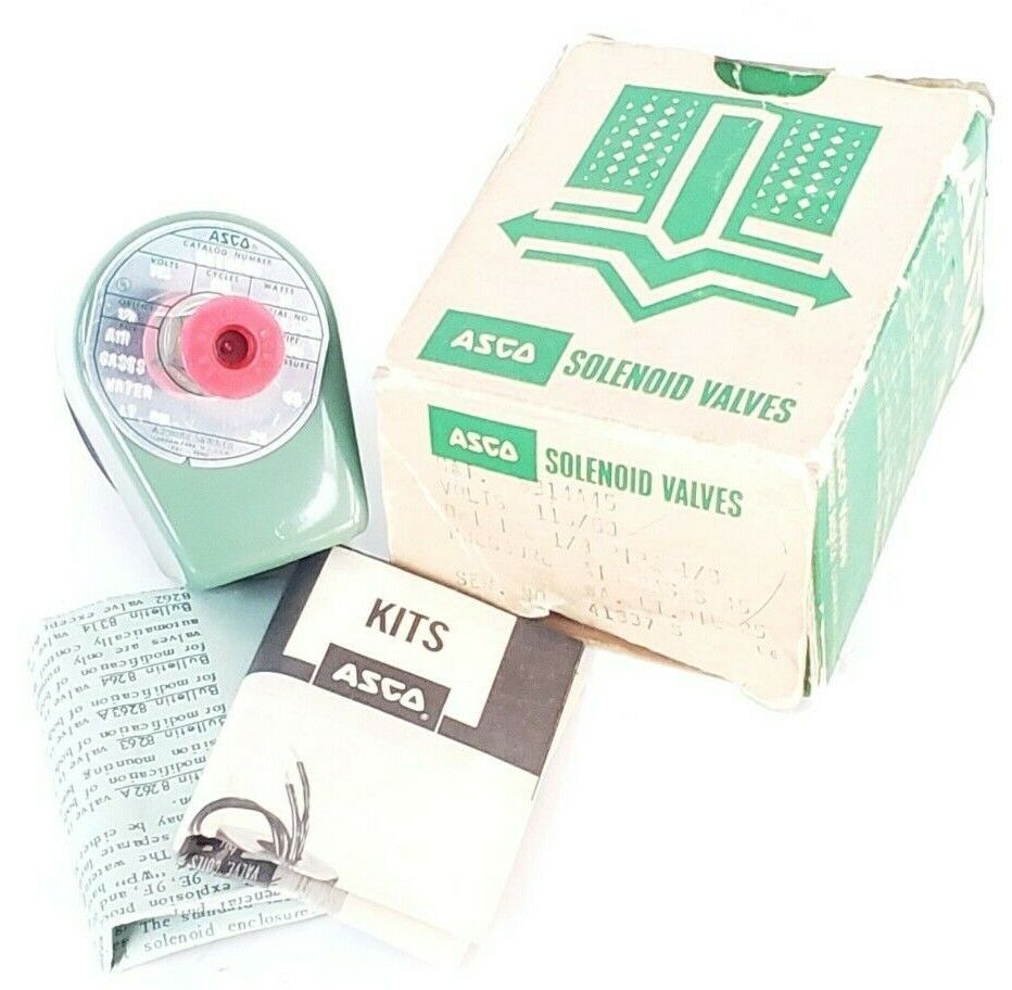 NIB ASCO 8314A45 SOLENOID COIL 115V, 60 CYCLES, 11 WATTS, 1/8'' ORIFICE