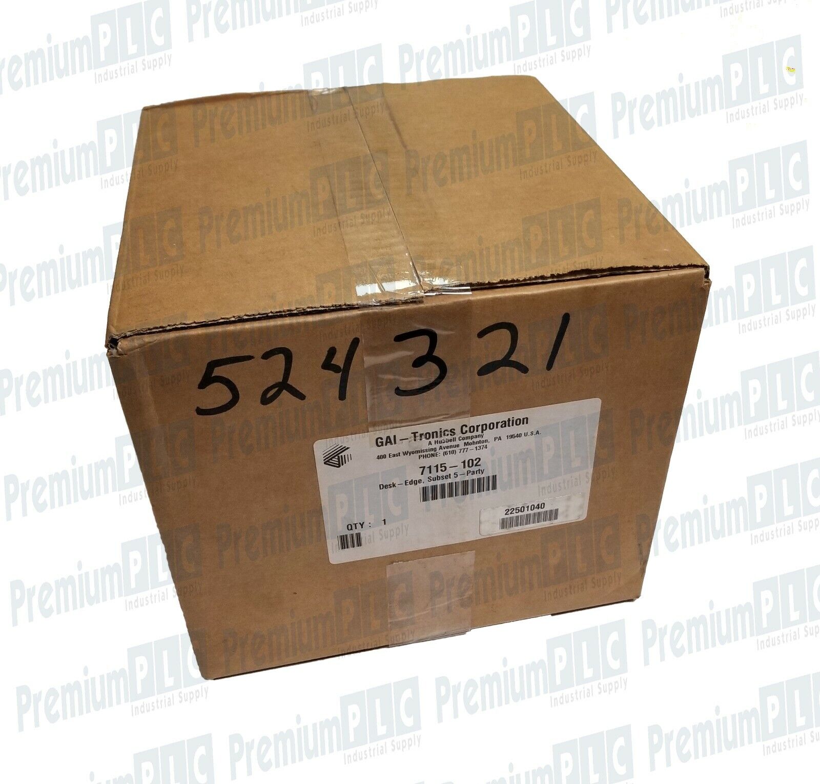NEW SEALED HUBBELL GAI-TRONICS 7115-102 DESK-EDGE SUBSET W/5-PARTY LINES 7115102