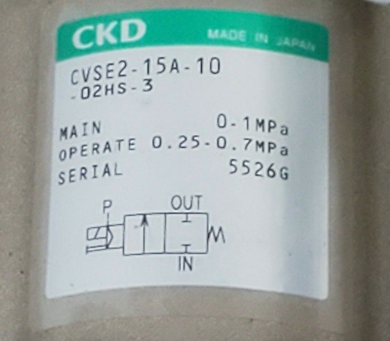 NIB CKD CVSE2-15A-10-02HS SOLENOID VALVE CVSE215A1002HS, DC24V