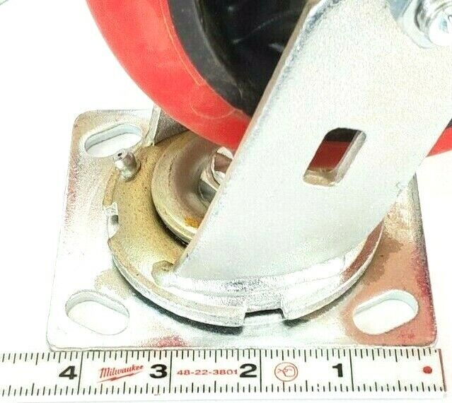 LOT OF 4 NEW COLSON / GENERIC 4-6109-921 SWIVEL CASTORS 6X2 6'' FAULTLESS