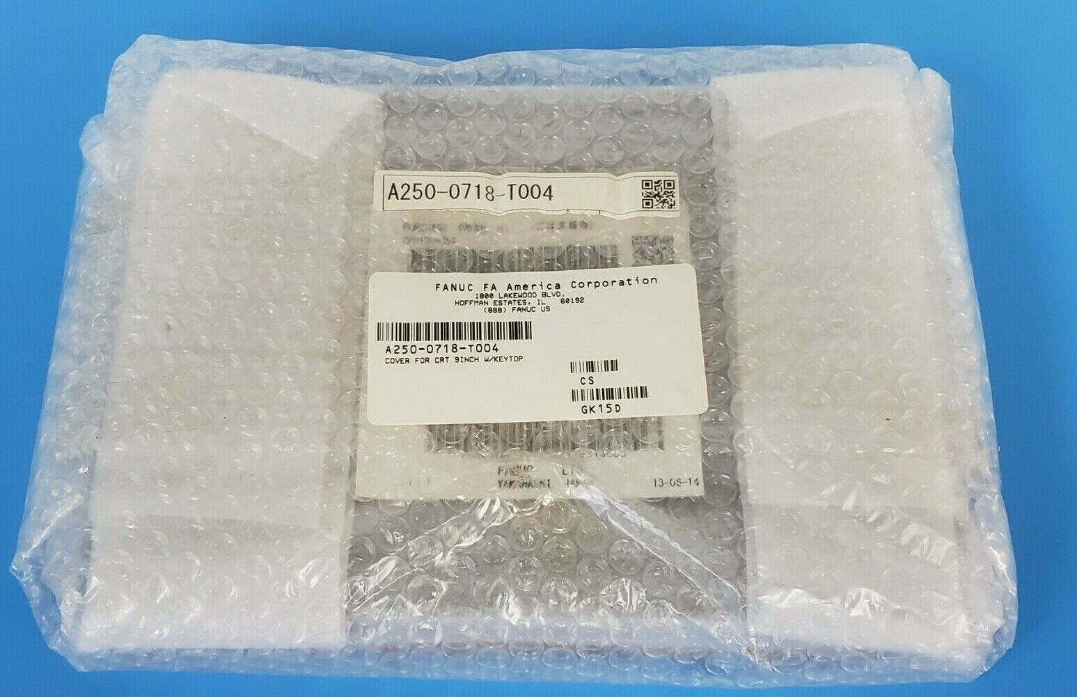 NEW GE FANUC A250-0718-T004 COVER FOR CRT 9" IN. W/ KEYTOP A2500718T004
