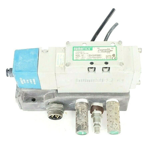 NUMATICS I13BA43AMP00061 PNEUMATIC VALVE W/ 236-384B COIL 24VDC 4W