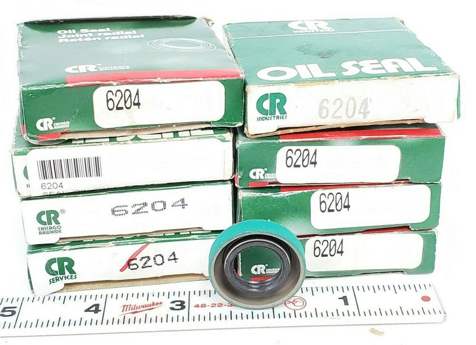 LOT OF 8 NIB CHICAGO RAWHIDE 6204 OIL SEALS