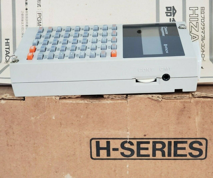 HITACHI PGM-CHH 34AEC CHARACTER PROGRAMMER H-SERIES CMT I/F CHARACTER LCD NIB