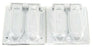 LOT OF 5 NEW THOMAS & BETTS WR281-C 2 GANG, 2 DUPLEX COVERS, WR281C
