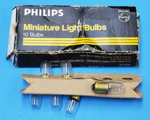 BOX OF 6 NEW PHILIPS 1820 MINIATURE LIGHT BULBS
